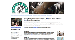 Desktop Screenshot of everybodyfitnessva.com